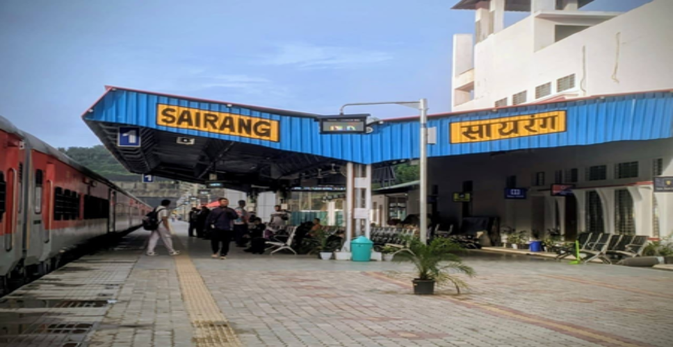 मिजोरम: नई रेल लाइन के उद्घाटन के बाद सैरांग रेलवे स्टेशन से 22,500 से अधिक आईएलपी जारी