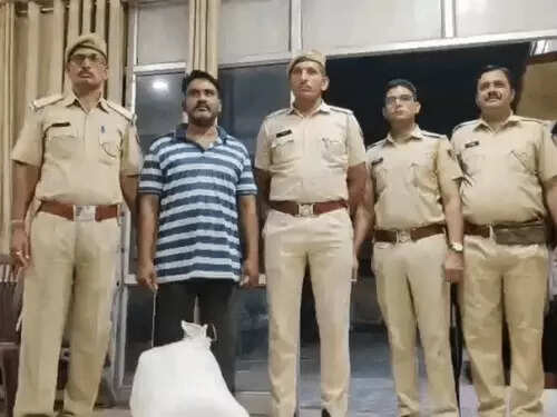 भीलवाड़ा में 8 किलो 370 ग्राम गांजा जब्त, युवक गिरफ्तार; ड्रग्स फ्री सिटी अभियान के तहत कार्रवाई