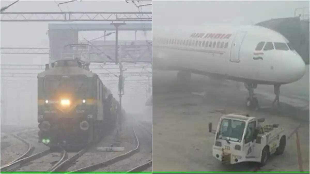 राजस्थान में कोहरे के कारण ऐनवक्त पर रद्द हुई 6 फ्लाइट, एक दर्जन से ज्यादा ट्रेनों की थमी रफ्तार