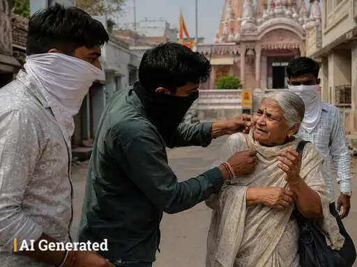 श्रीगंगानगर में बुजुर्ग महिला से ठगी, घर में नुकसान का डर दिखाकर उतरवाए सोने के टॉप्स
