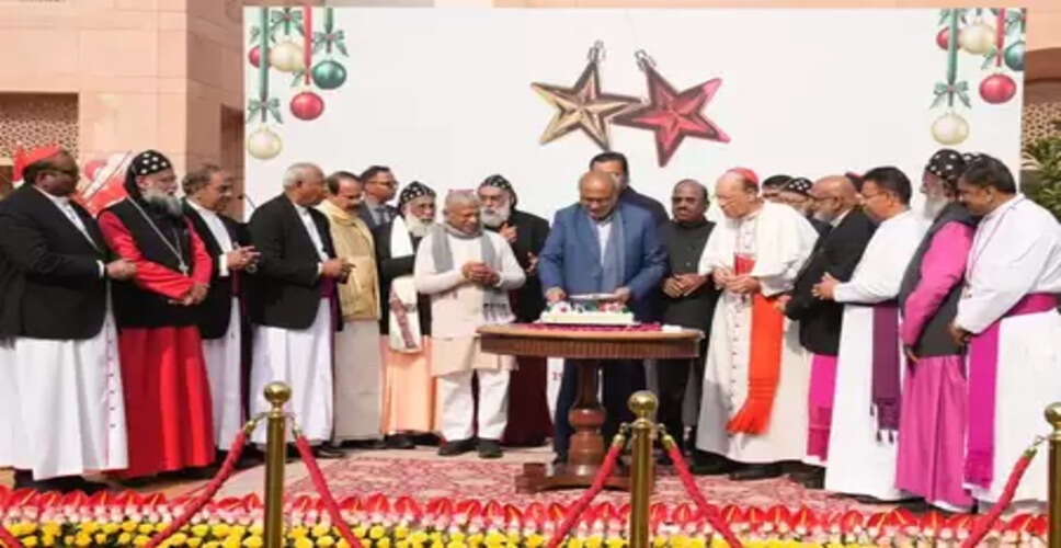 उपराष्ट्रपति सी. पी. राधाकृष्णन ने क्रिसमस लंच का आयोजन किया