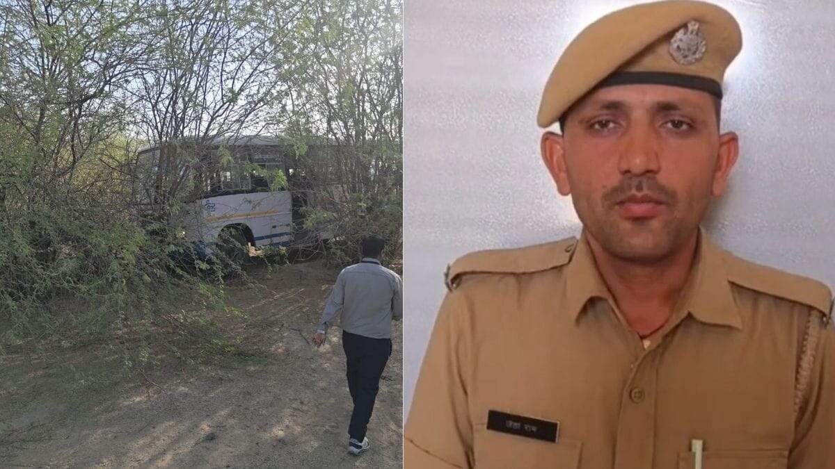 बाड़मेर में बड़ा हादसा टला, वीडियो में देंखे कांस्टेबल ने संभाला बेकाबू रोडवेज बस का स्टेयरिंग