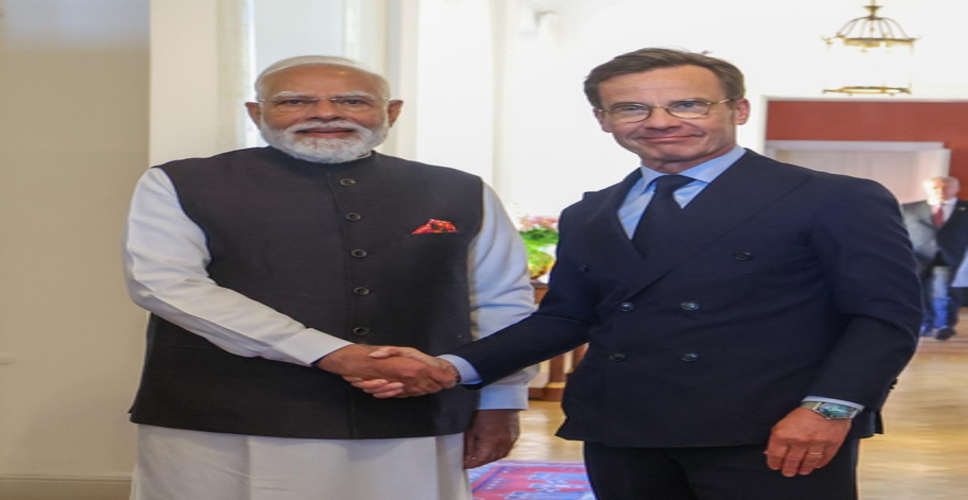 पीएम मोदी की स्वीडन यात्रा सफल: विदेश मंत्रालय ने गिनाई 6 प्रमुख उपलब्धियां