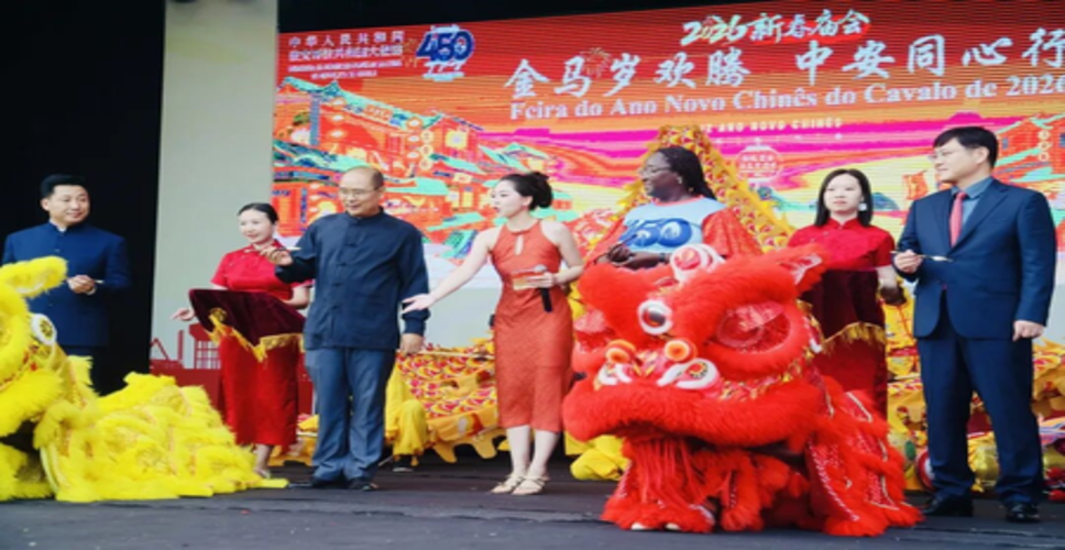 अंगोला में चीनी वसंत उत्सव मेले का आयोजन