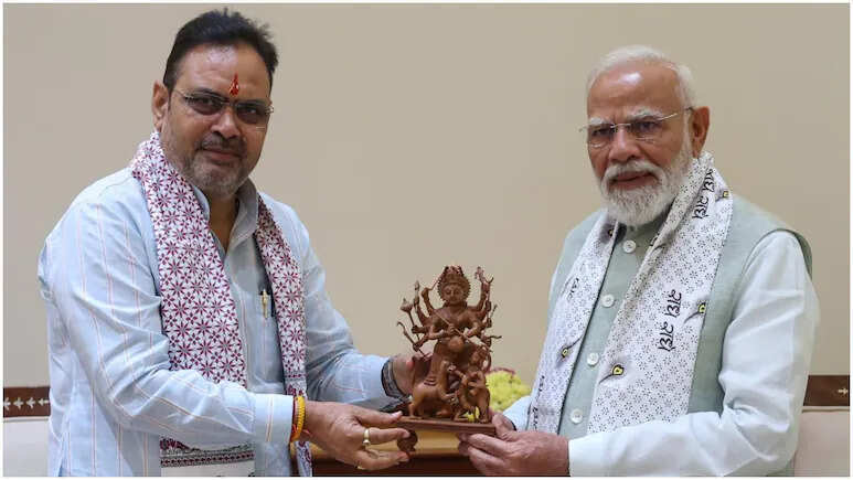 नवरात्रि के बीच सीएम भजनलाल शर्मा की पीएम मोदी से शिष्टाचार भेंट, राजस्थान के विकास पर हुई चर्चा