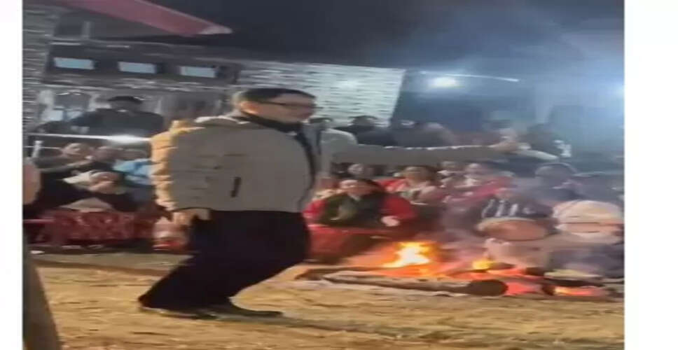 अरुणाचल फेस्टिवल में किरेन रिजिजू ने डांस से जीता लोगों का दिल