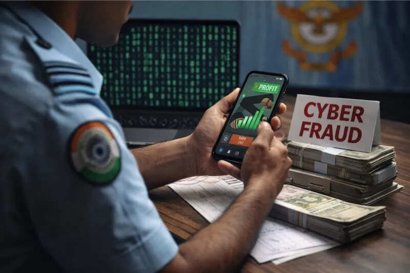 जोधपुर: शेयर बाजार में मोटा मुनाफा देने का झांसा देकर साइबर ठगी, वायुसेना अधिकारी से ठगे 1.71 करोड़ रुपए