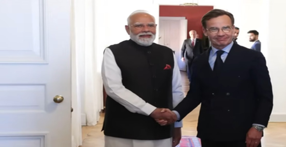 भारत-स्वीडन संबंध हुए और मजबूत, पीएम मोदी की यात्रा के बीच दोनों देशों ने की 'रणनीतिक साझेदारी' की घोषणा