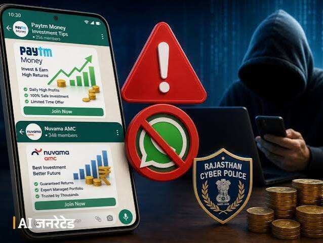 जयपुर में साइबर ठगी: मोबाइल अपडेट होते ही खातों से उड़ गए 2.93 लाख रुपये, फुटेज में देंखे पुलिस ने शुरू की जांच