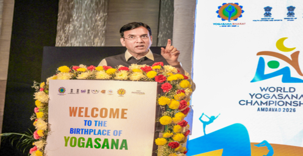 खेल मंत्री मनसुख मांडविया ने पहली 'वर्ल्ड योगासन चैंपियनशिप' का अनावरण किया, 75 देश लेंगे हिस्सा