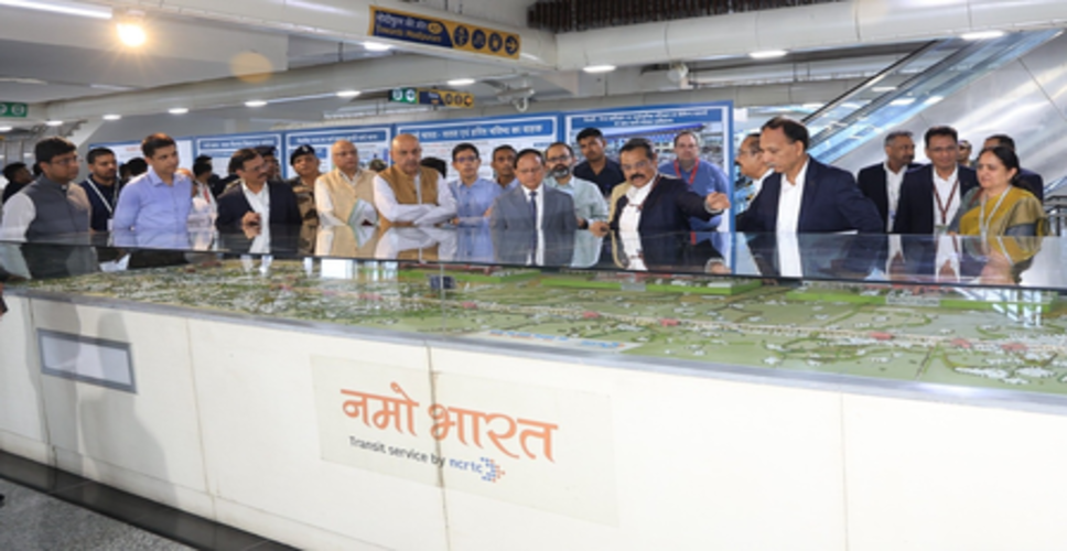 प्रधानमंत्री के प्रमुख सचिव ने देश के पहले नमो भारत कॉरिडोर का किया दौरा, आधुनिक सुविधाओं और तकनीक की सराहना