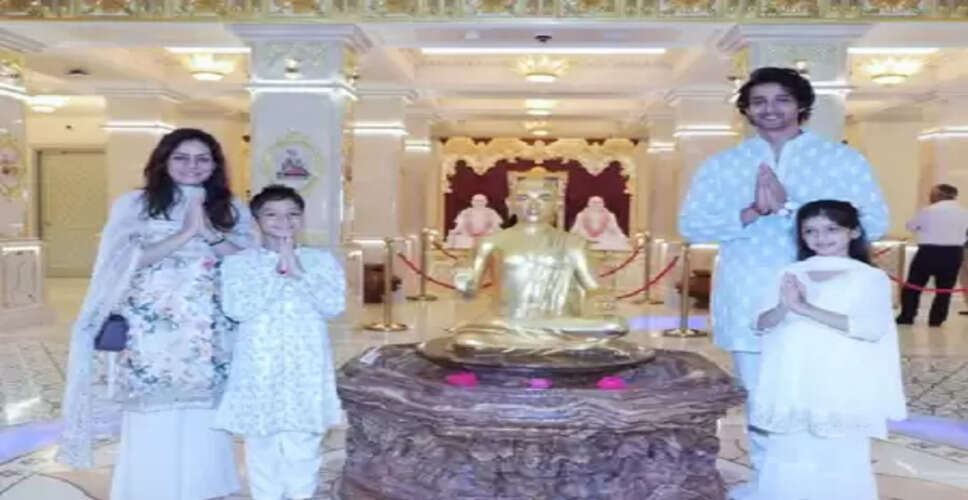 अबू धाबी: मंदिर में दर्शन को पहुंचे 'महाभारत के कृष्ण', मंदिर को बताया एकता और शांति का प्रतीक