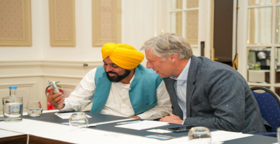 पंजाब के विकास के लिए सीएम भगवंत मान ने नीदरलैंड में तलाशीं साझेदारी की संभावनाएं, हॉकी खिलाड़ी फ्लोरिस जान बोवेलैंडर से मुलाकात