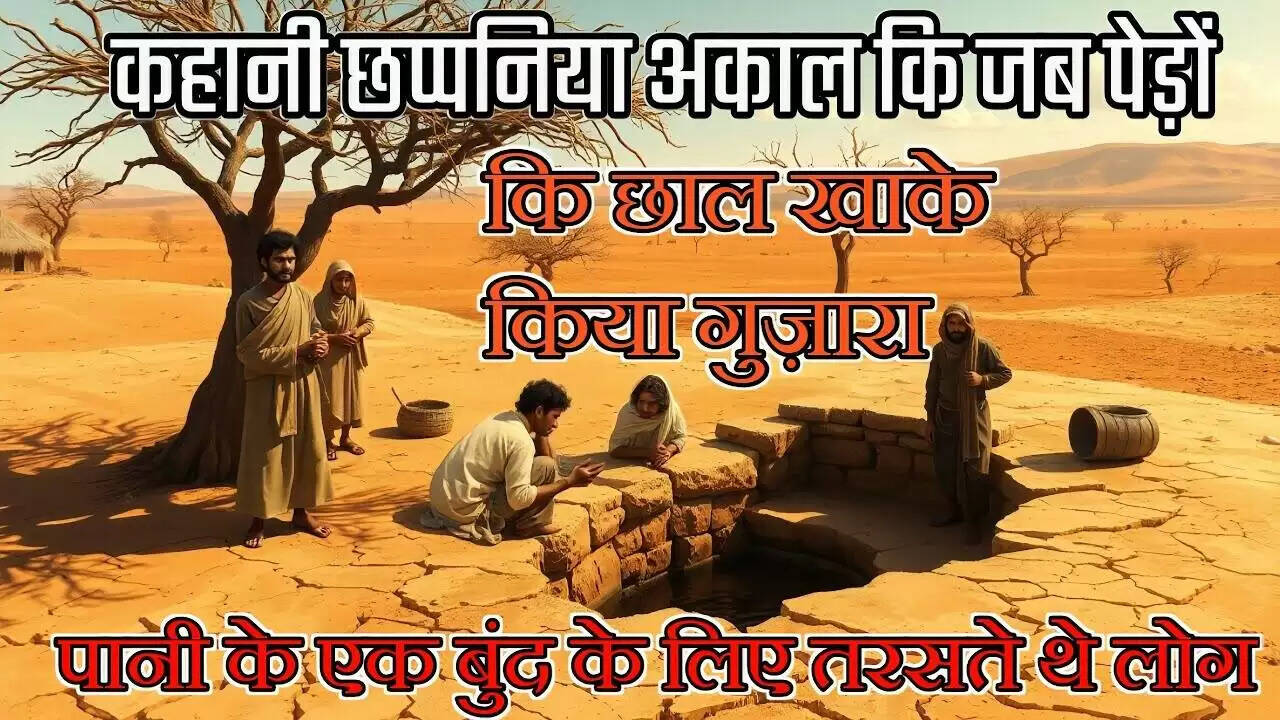 भुखमरी और महामारी से तबाह हुआ भारत का बड़ा हिस्सा, इतिहास के पन्नों में झांकते इस वीडियो में देखे छप्पनिया अकाल का भयानक मंजर