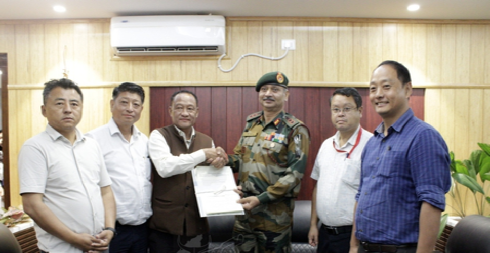 असम राइफल्स ने नागालैंड में दीमापुर एयरपोर्ट के विस्तार के लिए 18.8 एकड़ जमीन सौंपी