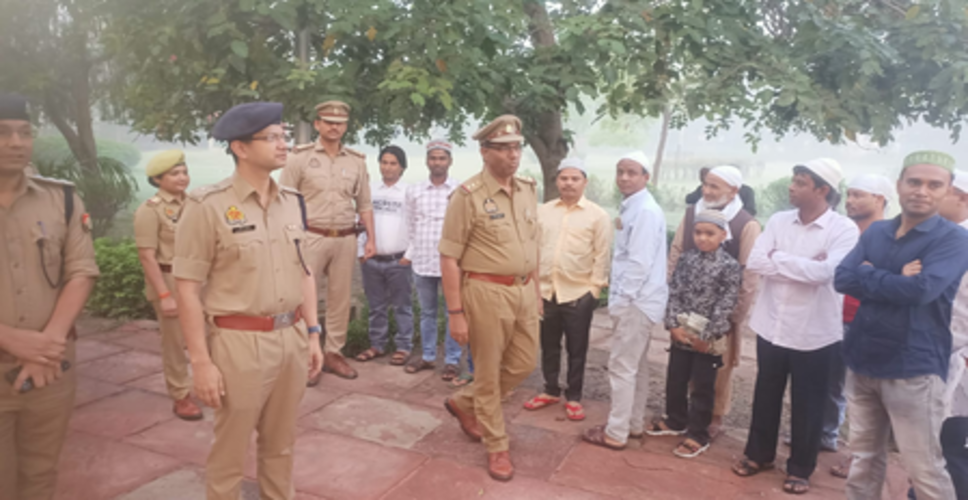 ईद को लेकर नोएडा पुलिस अलर्ट, सुरक्षा व्यवस्था कड़ी
