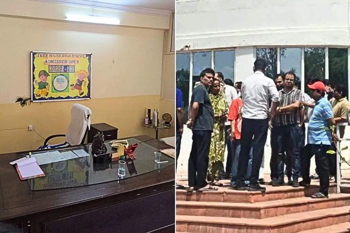 जयपुर के श्याम नगर में प्राइवेट स्कूल पर हंगामाः फीस वसूलकर संचालक के फरार होने का आरोप