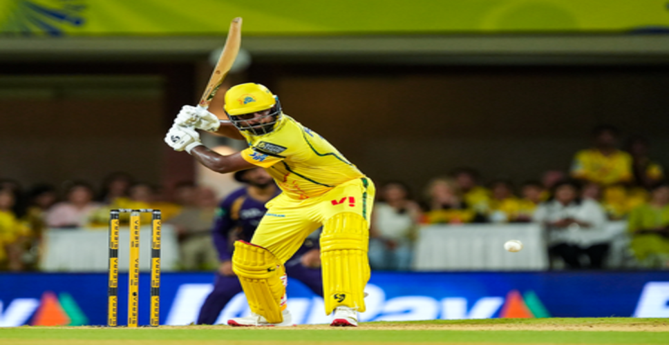 आईपीएल 2026 : सैमसन-ब्रेविस की दमदार पारी, केकेआर के खिलाफ सीएसके के 5 विकेट पर 192 रन