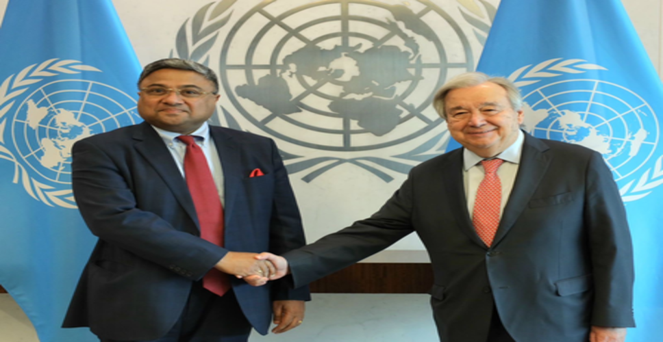 सिबी जॉर्ज ने एंटोनियो गुटेरेस से की मुलाकात, बहुपक्षवाद में भारत की प्रतिबद्धता को दोहराया