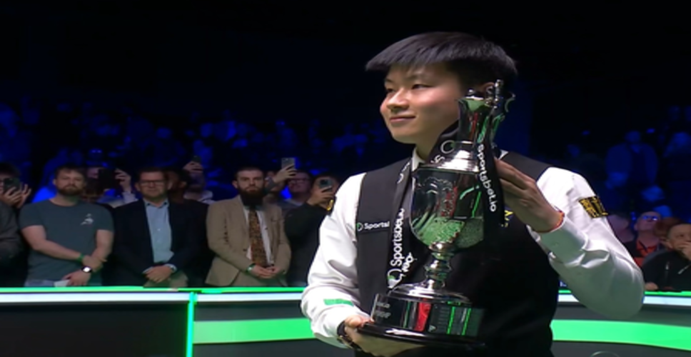 स्नूकर टूर चैंपियनशिप के फाइनल में चीनी खिलाड़ी ने जीता खिताब