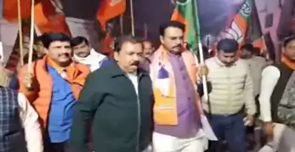 बीएमसी चुनाव में मिली जीत का जश्न बिहार भाजपा कार्यालय में मनाया गया