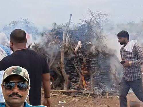 कुख्यात डकैत जगन गुर्जर का धौलपुर में अंतिम संस्कार, बेटे ने दी मुखाग्नि; वीडियो में जाने STF की सुरक्षा में पहुंचे तीनों भाई