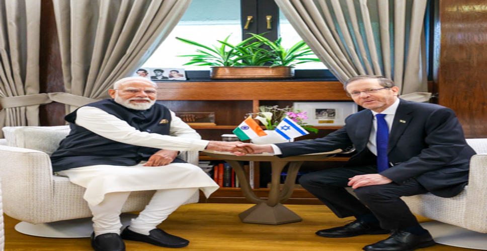 हिब्रू में पीएम मोदी का संदेश, 'जय हिंद' से हर्जोग ने दिया दिल जितने वाला जवाब