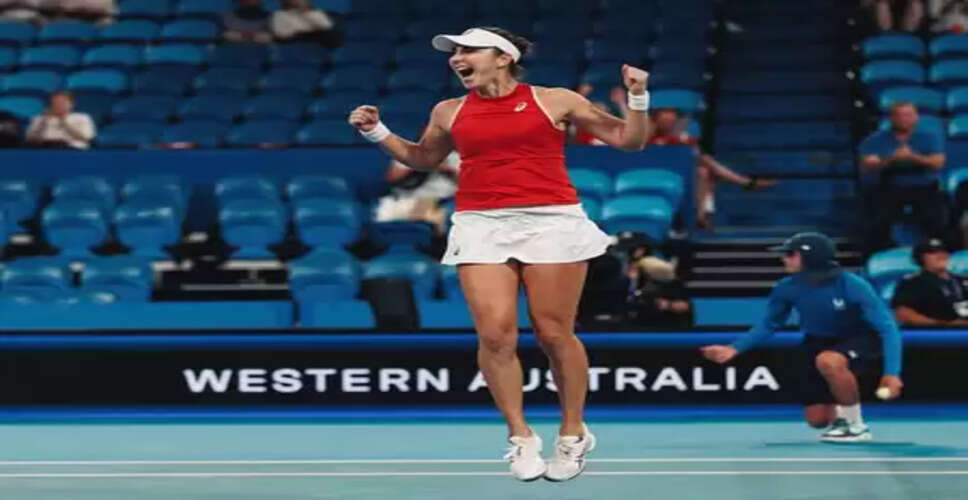 यूनाइटेड कप 2026: बेलिंडा बेनसिक का शानदार प्रदर्शन, पहली बार फाइनल में स्विट्जरलैंड