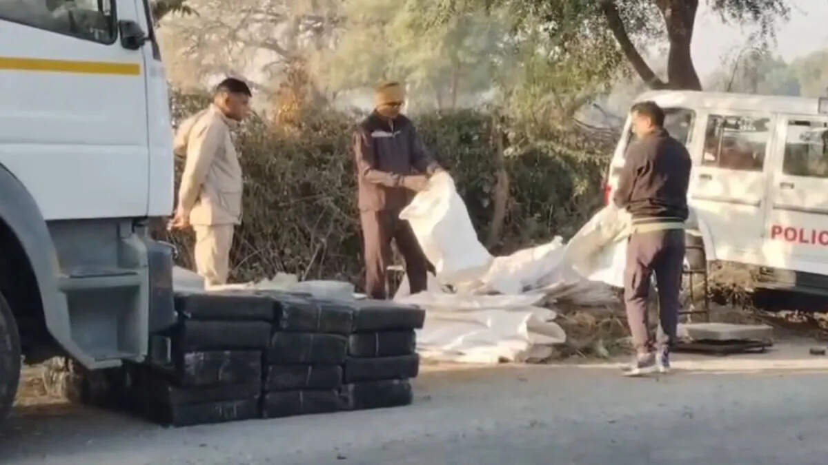 उड़ीसा से राजस्थान में गांजा सप्लाई का बड़ा खुलासा, वीडियो में देखें टोंक डीएसटी ने 3 करोड़ का 500 किलो गांजा पकड़ा
