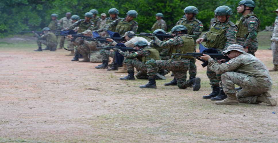 आतंकवादी ठिकाने नष्ट करने व हाईजैक बस को छुड़ाने का सैन्य अभ्यास