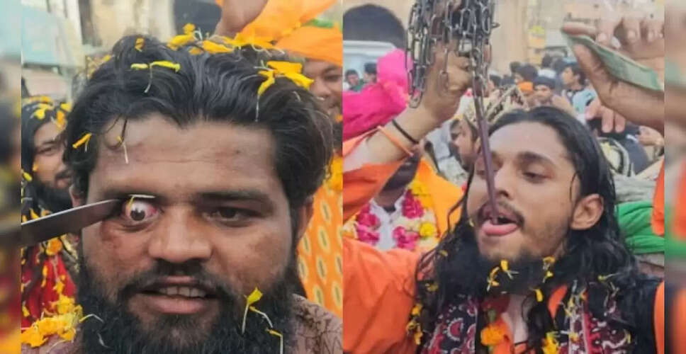 अजमेर में कलंदर-मलंगों का अद्भुत जुलूस, हैरतअंगेज करतबों ने खींचा लोगों का ध्यान