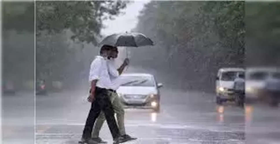 Pratapgarh में बारिश के साथ गिरे ओले, तापमान में गिरावट