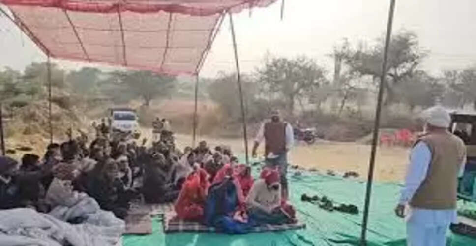 अवैध खनन के खिलाफ ग्रामीणों का आंदोलन तेज, सातवें दिन आर-पार की लड़ाई का ऐलान