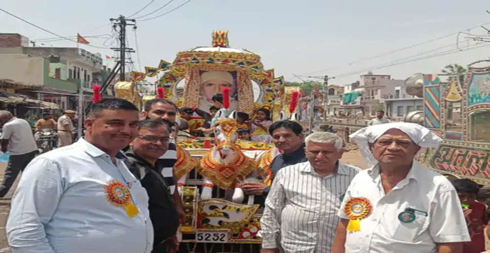 Bharatpur नदबई में स्वामी लीलाशाह महाराज की मनाई गई जयंती 