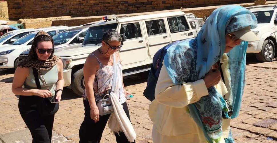 जैसलमेर में भीषण गर्मी का प्रकोप, तापमान पहुंचा 46 डिग्री सेल्सियस