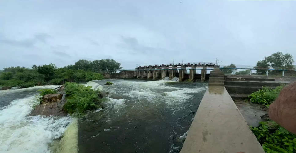 Banswara जिले के पांच जलाशय लबालब, माही बांध साढ़े तीन मीटर खाली