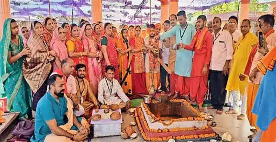 Banswara जिले की कालिका माता मंदिर में यज्ञ नवचंडी की पूर्णाहुति