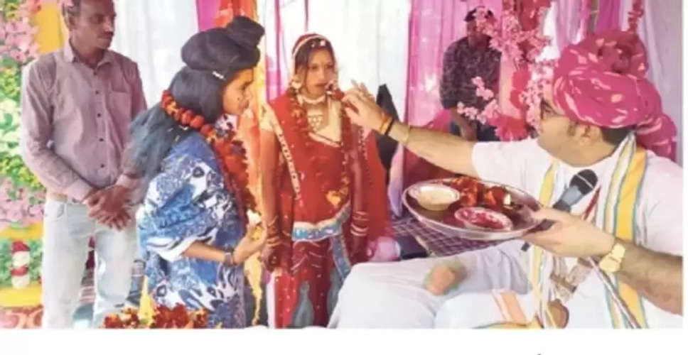 Chittorgarh श्रीमद् देवी भागवत कथा में शिव विवाह का वर्णन किया गया 
