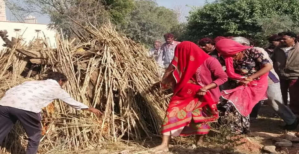 Nagaur&nbsp;अंत्येष्टि पर पत्नी ने दोहराई सीबीआई जांच व विधायक पर कार्रवाई की मांग