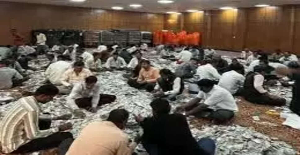 मेवाड़ के कृष्णधाम सांवलियाजी मंदिर में भंडार खोला गया, पहले दिन 12 करोड़ 10 लाख रुपए की गिनती