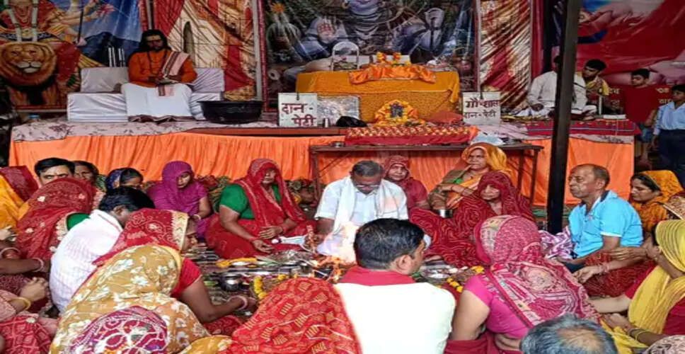 भुसावर में शिव महापुराण कथा संपन्न, हवन और भंडारे का हुआ आयोजन; विश्व शांति की प्रार्थना