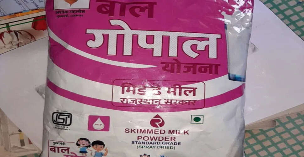 Chittorgarh&nbsp;मुख्यमंत्री बाल गोपाल योजना में ताजा दूध तो दूर, पाउडर की भी नहीं आपूर्ति