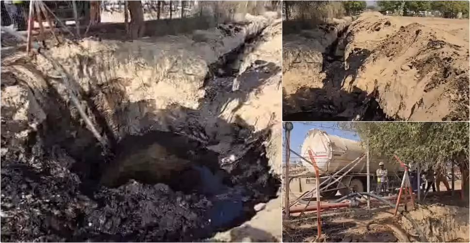 बाड़मेर में किसान के खेत से लगातार निकल रहा क्रूड ऑयल, 60 से अधिक टैंकर भरे