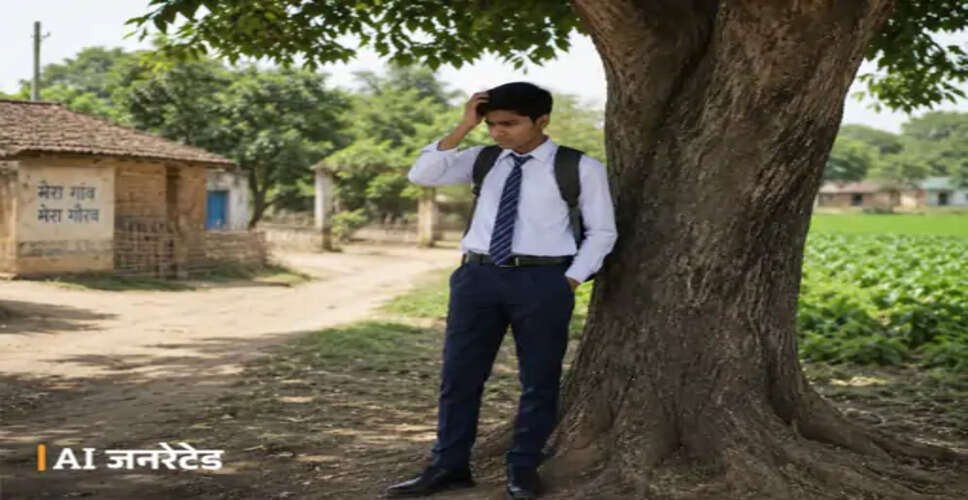 ग्रामीणों की धमकियों से परेशान स्टूडेंट ने सुसाइड किया, पिता पर हत्या के आरोप में परेशान करते थे; स्कूल से लौट कर पेड़ पर फंदा लगाया