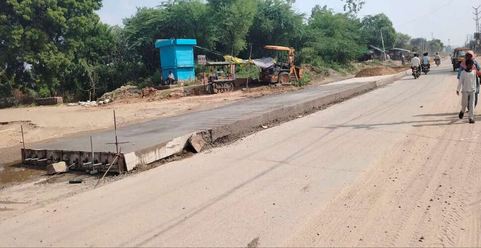 Karoli&nbsp;सड़क निर्माण कार्य में नहीं आ रही तेजी, बढ़ रही वेटिंग