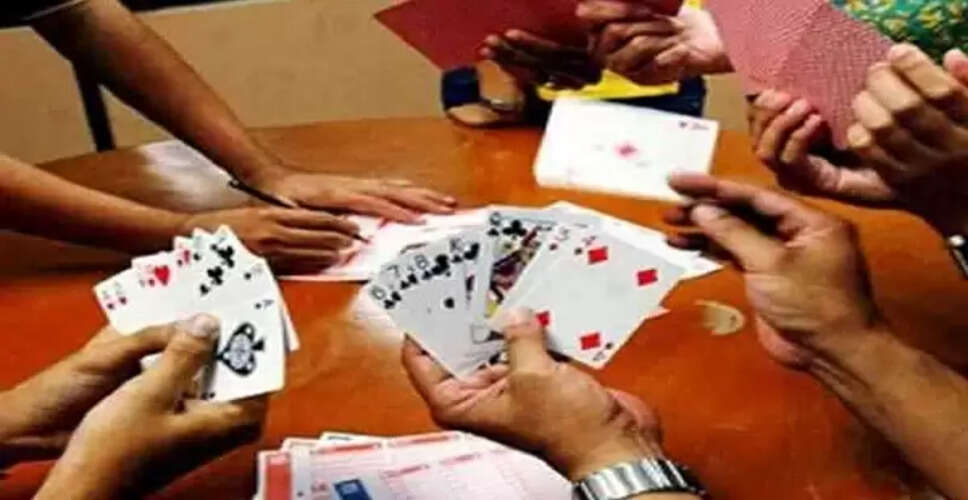 Hanumangarh में जुआ खेलने वाले 6 लोग गिरफ्तार, पुलिस ने 34 हजार 200 रुपए किये जब्त