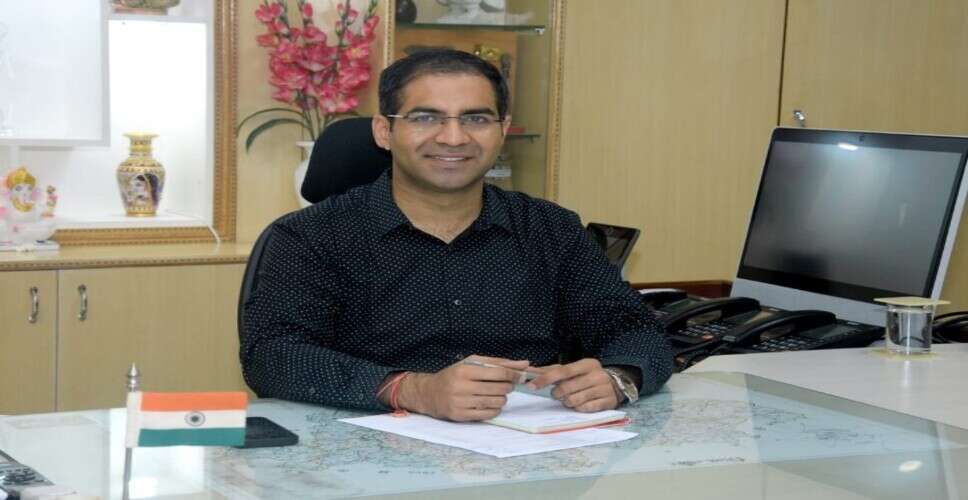 श्रीगंगानगर के नए कलेक्टर डॉ. अमित यादव की पहली प्रेस कॉन्फ्रेंस, नशा मुक्त जिले पर जोर