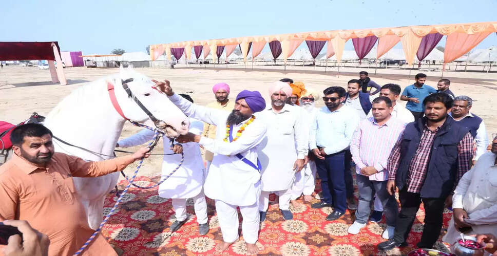 Hanumangarh के भटनेर अश्व मेले को अंतरराष्ट्रीय स्तर पर दिलाएंगे पहचान
