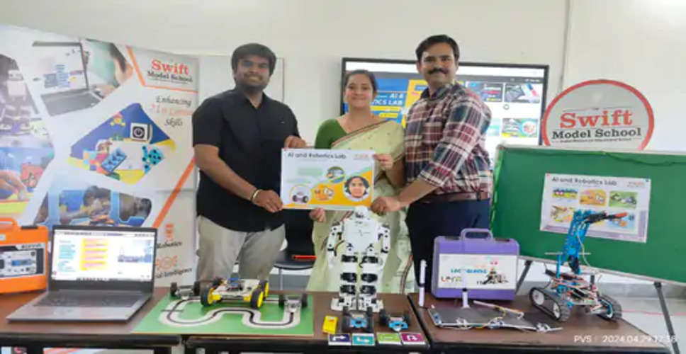 Bhilwara शहर के स्कूल में रोबोटिक्स एवं एआई लैब की शुरुआत