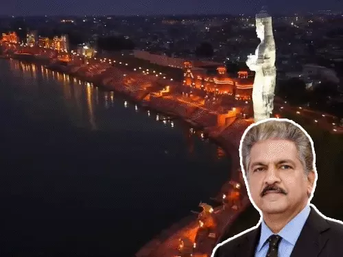 आनंद महिंद्रा ने की कोटा के चंबल रिवर फ्रंट की तारीफ: तस्वीरें देखकर बोले- पहले लगा AI से बनी हैं, शांति धारीवाल और आर्किटेक्ट अनूप बरतरिया को दिया क्रेडिट